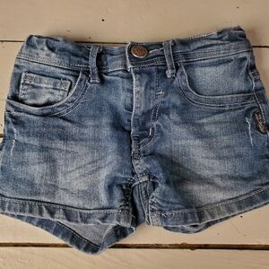Girls silver shorts